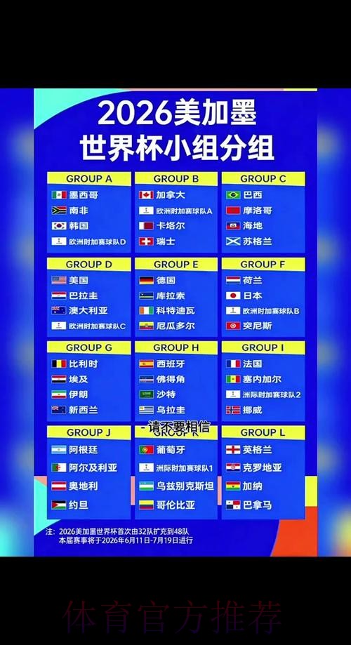 2026世界杯赛程详细安排高清直播怎么看